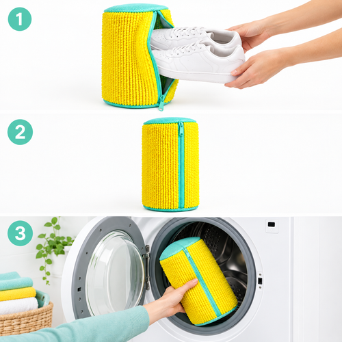 Solefresh Wash Bag Correct Usage Steps